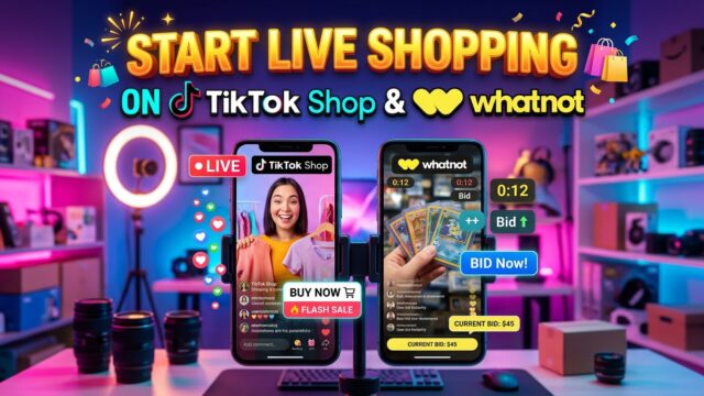 Live Shopping on TikTok Shop and Whatnot
